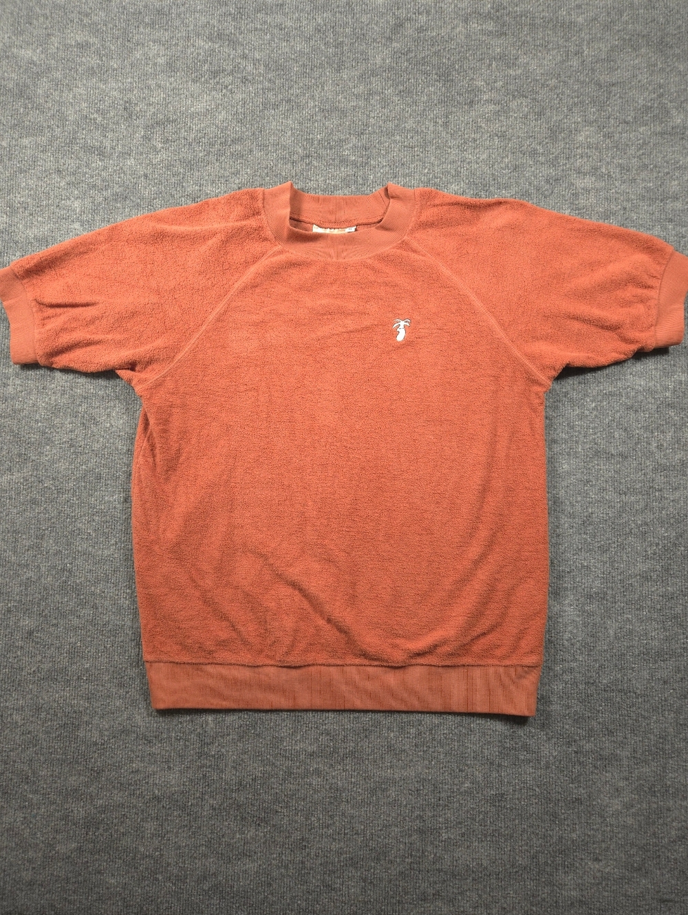 Jungmaven Super #1 Palm Tree Hemp Organic Cotton Terry Short Sleeve Raglan L